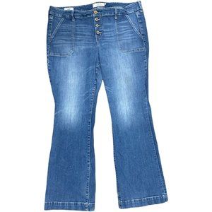 Torrid Buttonfly Flare Jeans Size 20R - Read Description